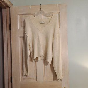 Aritzia Wilfred Free Krause Ivory Sweater